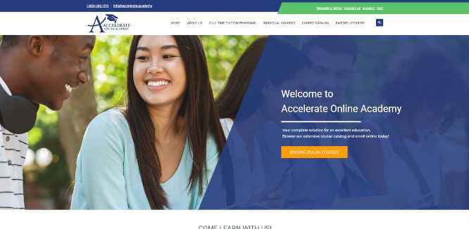 accelerate online academy - online learning portals