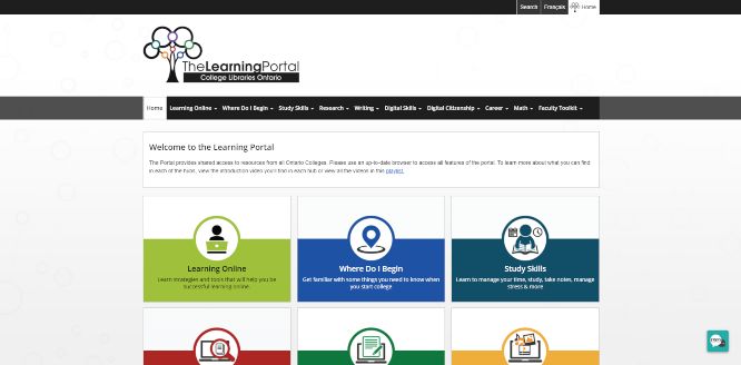 college libraries ontario - online learning portals