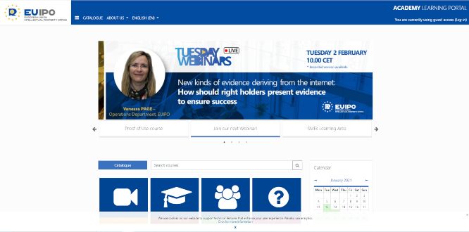 euipo - online learning portals