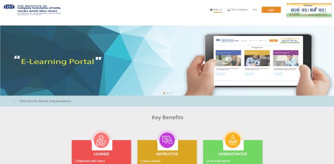 icsi - online learning portals