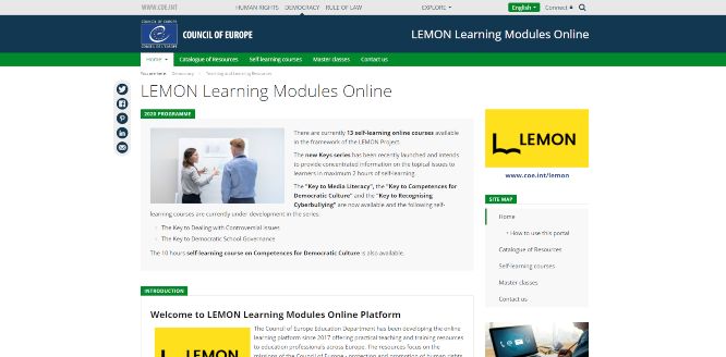 lemon learning modules online - online learning portals