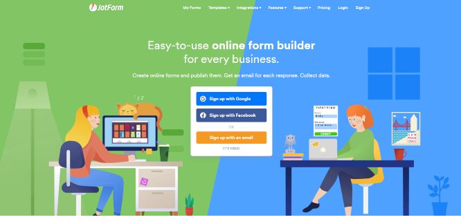 jotform - create forms online