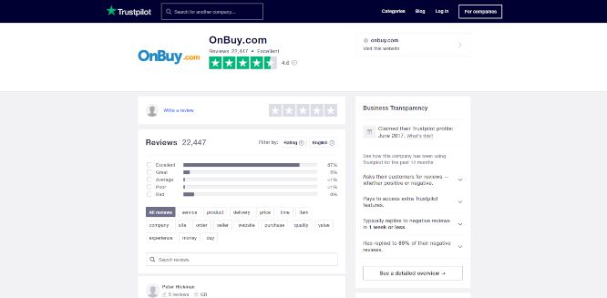 onbuy marketplace review - online reviews ratings