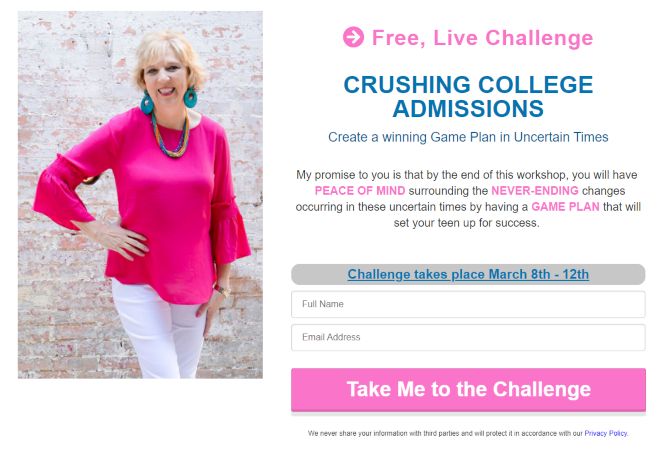 Dr. Gena Lester - the 5-day crush college admissions challenge