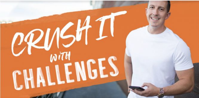 crush it with challenges review pedro adao dashboard introduction page