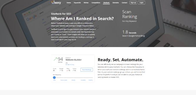 jaaxy - website analytics & statistics tools