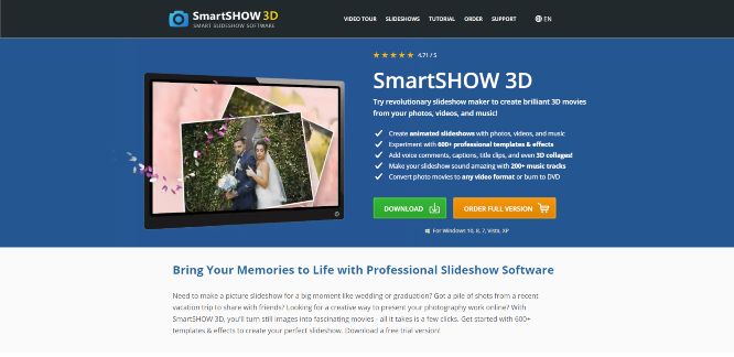 photo animation software smartshow3d