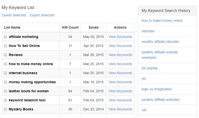 wealthy-affiliate-siterubix-keyword-lists