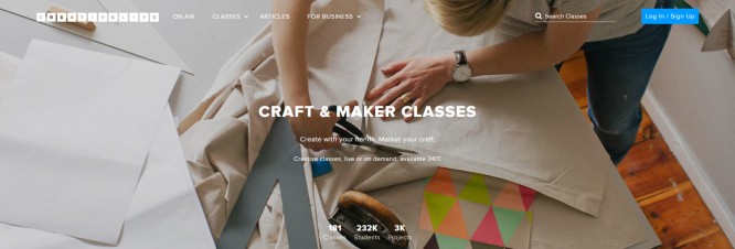 creative live craft & maker classes