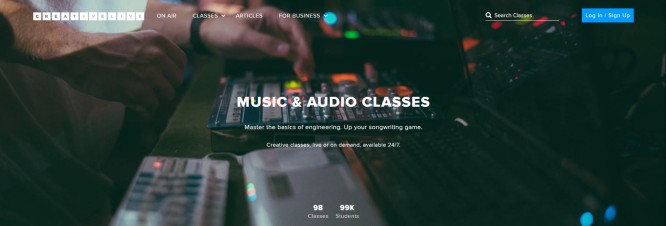 creative live music & audio classes