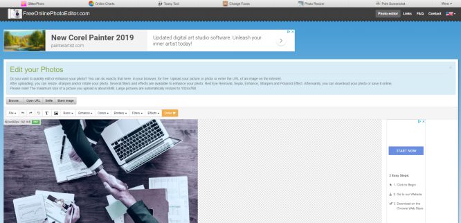 Free Online Photo Editor Web Market Support