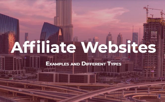 Affiliate Websites – Examples and Different Types – Infographic