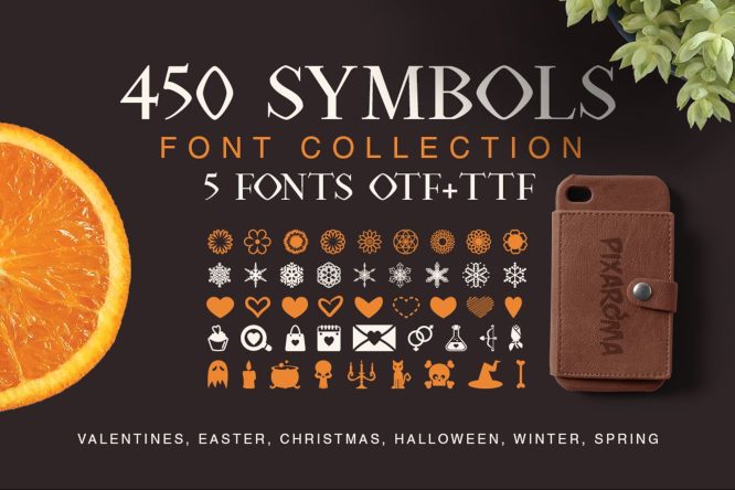 symbols font collection deeezy