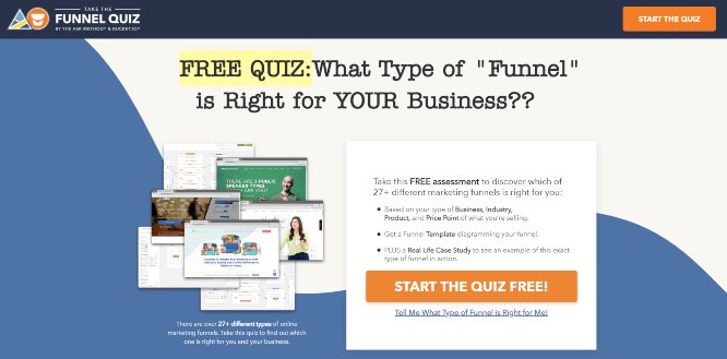 quiz funnel masterclass quiz examples