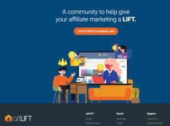 afflift review footer for the forums page