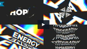 envatomarket - chaotic typography