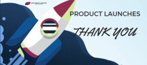 product launches thank you banner