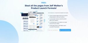 systeme jeff walker product launch formula funnel template
