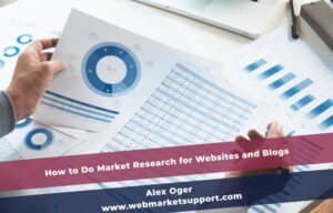 how to do market research for websites and blogs