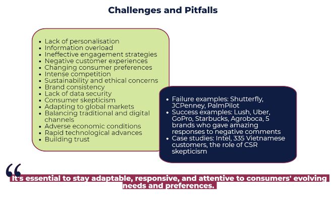 Consumer involvement - challenges and pitfalls