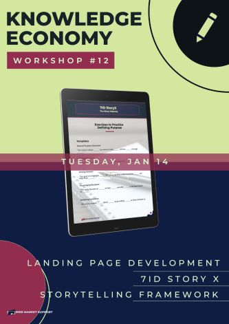 Knowledge economy workshop #12 jan 14, 2025 landing page development 7id story x storytelling (1)