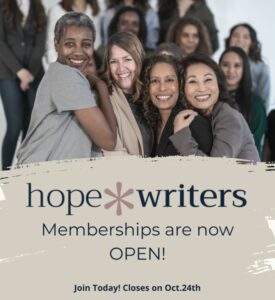 Hope Writers Opening Oct 2025